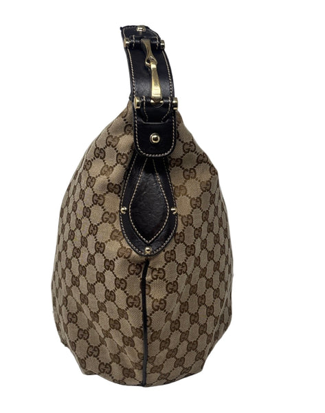Gucci Canvas GG Hobo Bag