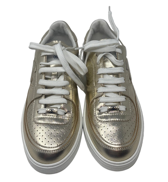 Chanel-NEW With Box-Sneakers Sz-38.5