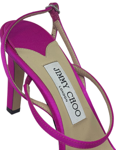 Jimmy Choo Hot Pink Heels Size-39