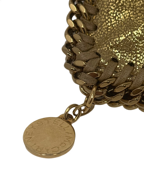 Stella McCartney Gold Falabella clutch