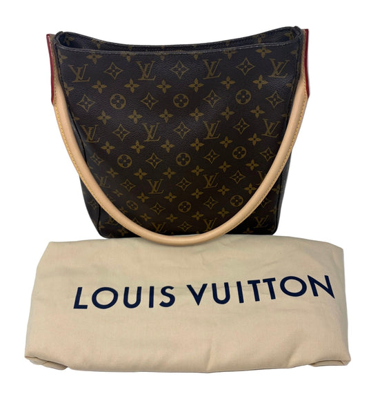 Louis Vuitton-Preloved-Monogram Looping GM Bag With Dustbag & Box
