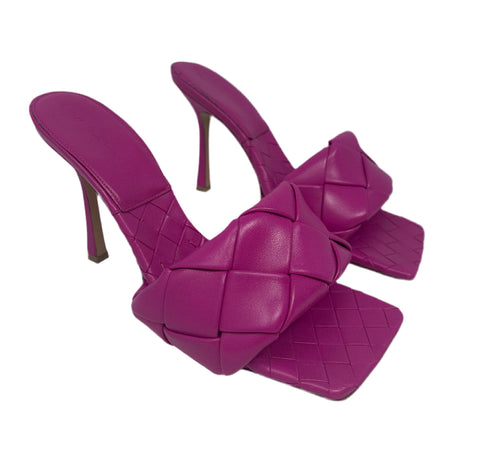 Bottega Veneta Hot Pink Heel Sz-40