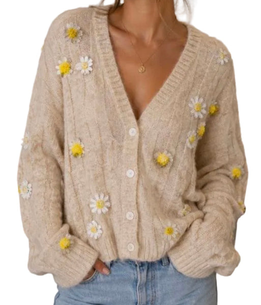 Bernadette-NEW With Tags-Women’s Textured Knit Cardigan Sz-Large