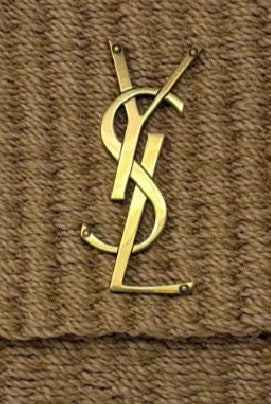 YSL-Preloved-Raffia Crossbody Purse