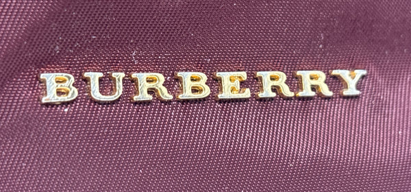 Burberry Burgundy Rucksack Backpack