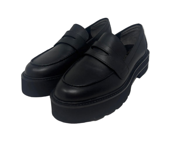 Stuart Weitzman Black Penny Loafer Sz-9.5