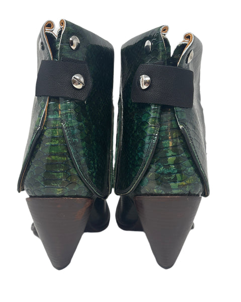 Charlie Horse Emerald Green Boots Sz-8.5