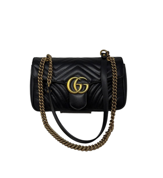 Gucci-Preloved-Small GG Matelasse Marmont-With Dustbag