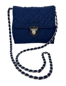 Prada Tessuto Impunta Quilted Pochette Shoulder Bag