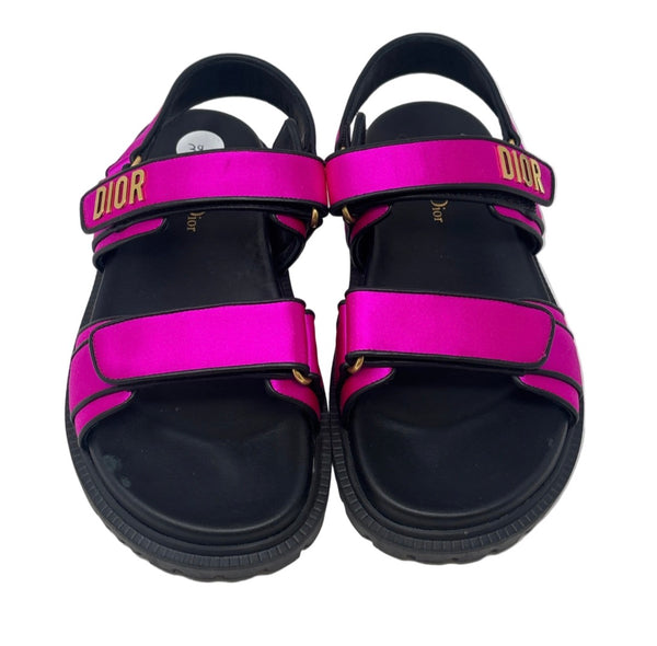Christian Dior-NEW-DiorAct Hot Pink Sandals Sz-38