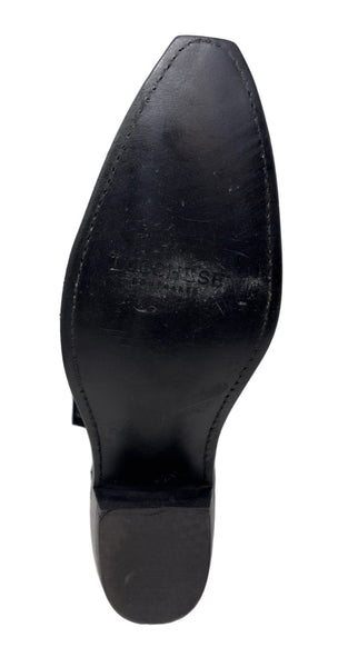 Lucchese-Black Blue & Purle Boots Sz-8 1/2