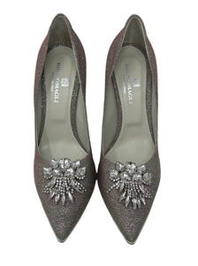 Brunomagli Iridescent Silver/Red/Green Sz-38 1/2
