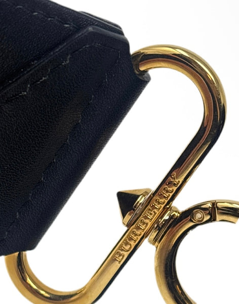 Burberry Multi-Color Leather Buckle Shoulder Bag