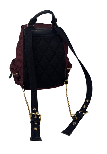 Burberry Burgundy Rucksack Backpack