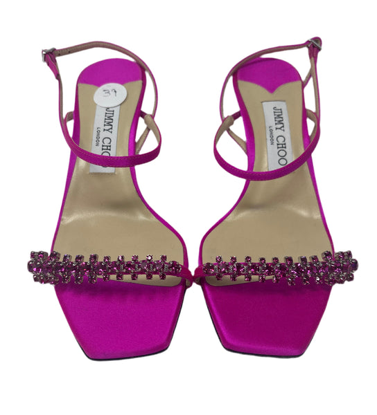 Jimmy Choo Hot Pink Heels Size-39