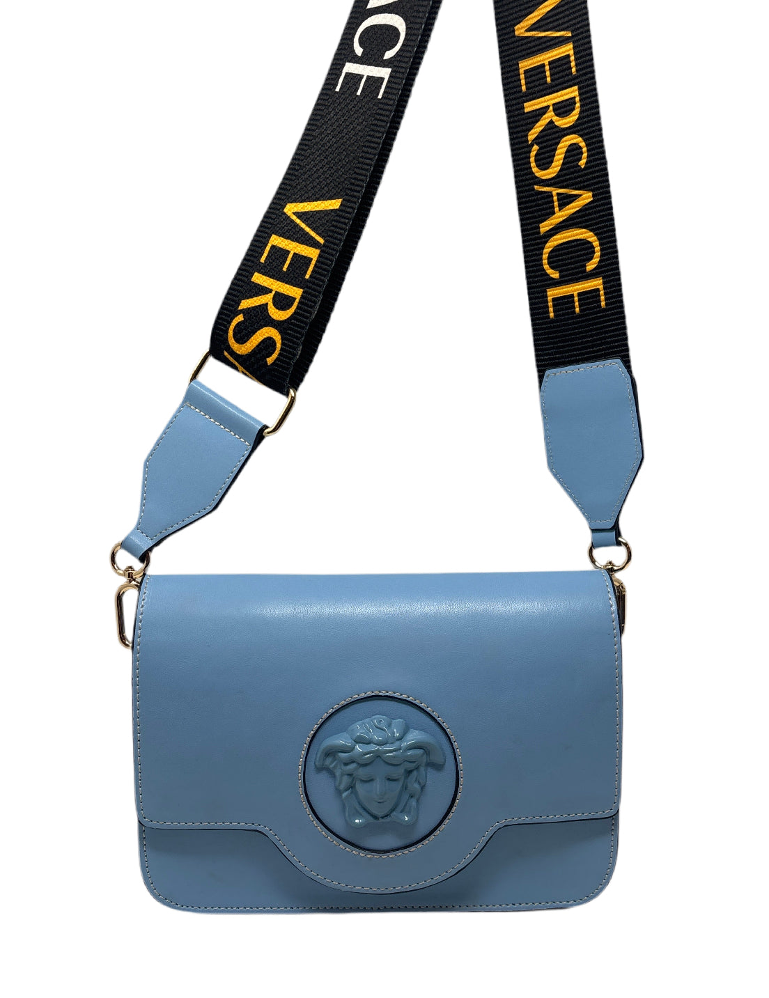 Versace Light Sky Blue Crossbody Sz-M