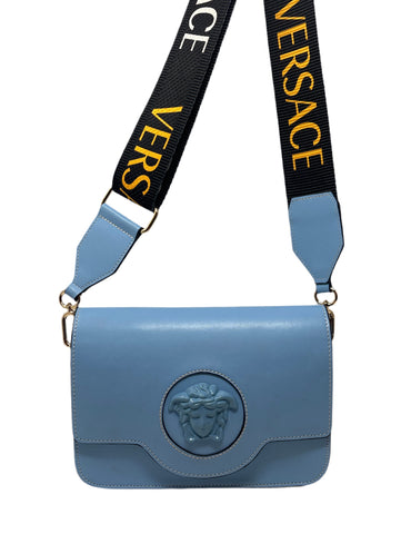 Versace Light Sky Blue Crossbody Sz-M