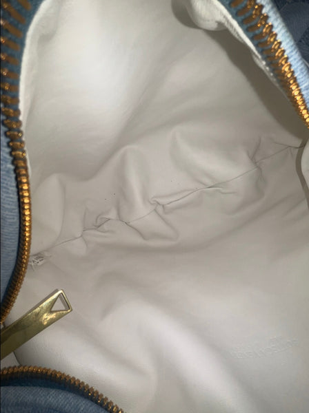 Bottega Veneta Nappa Denim Jodie Teen Bag