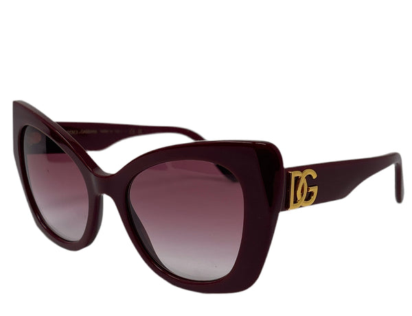 Dolce & Gabbana violet burgundy red sunglasses