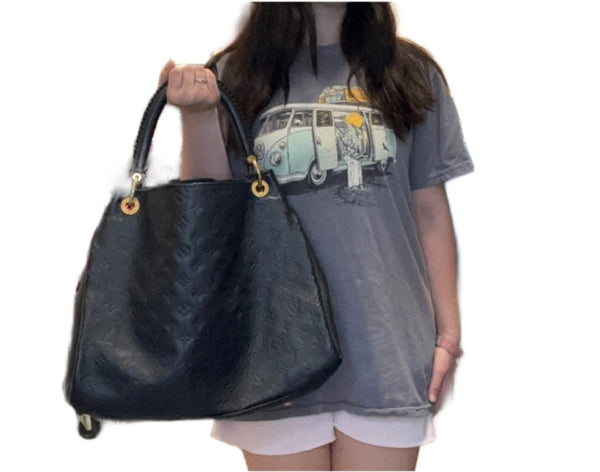 Louis Vuitton Black Artsy Empreinte Leather Bag -MM