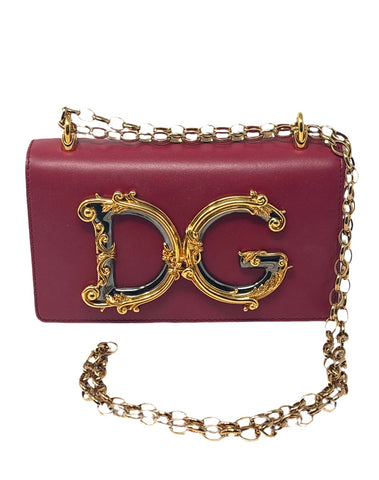 Dolce & Gabbana red DG crossbody