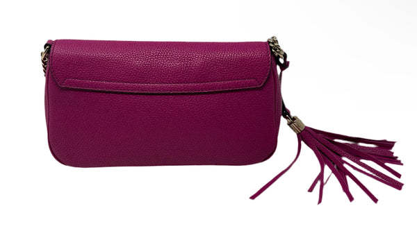 Gucci-Fuchsia Soho Chain Flap Shoulder Bag