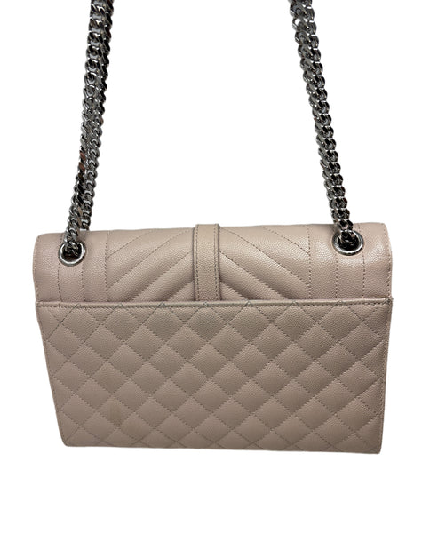 YSL quilted light pink crossbody Sz-Medium
