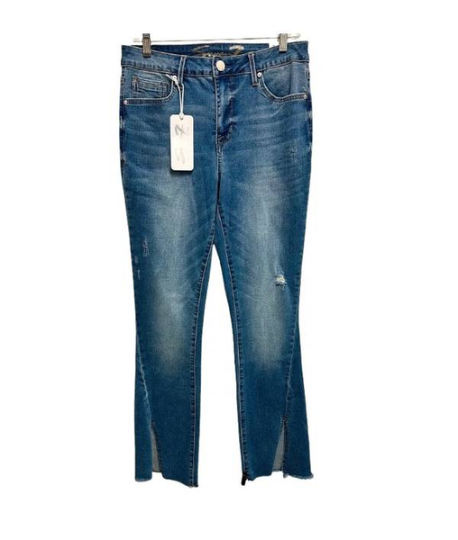 7 For All Mankind Blue High Rise Jeans Sz-8