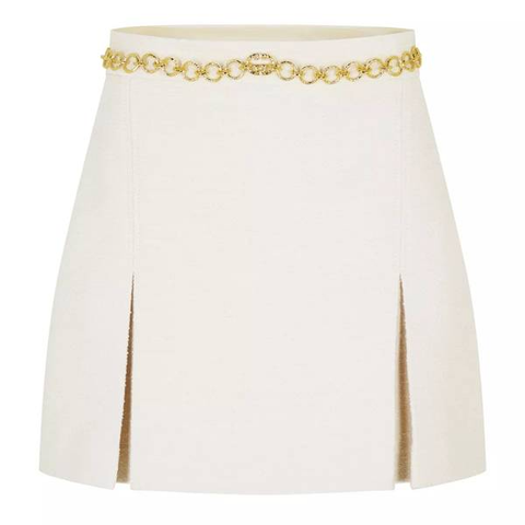Gucci Off White Skirt Sz-46