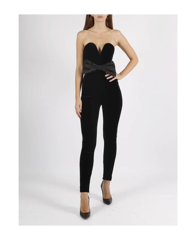 Alessandra Rich Black Jumpsuit