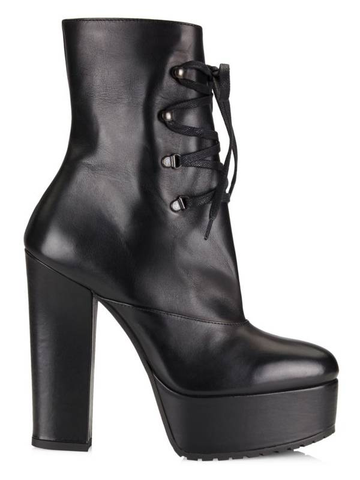 Alaia Black Boot Heels Sz-39