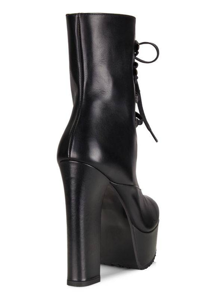 Alaia Black Boot Heels Sz-39