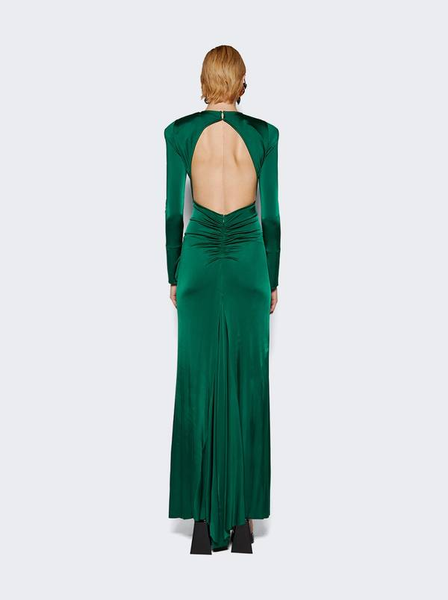 Victoria Beckham Emerald Green Dress Sz-UK 14