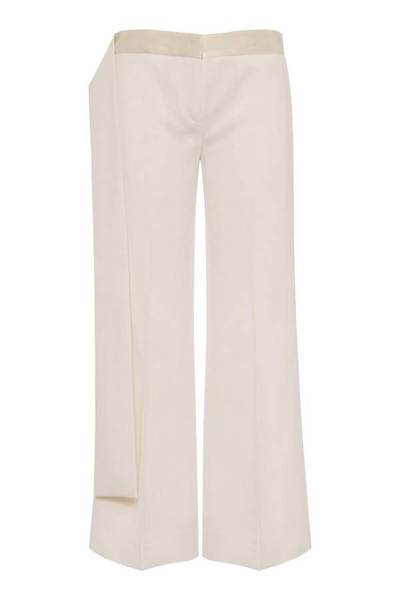 Victoria Beckham Ivory White Pants Sz-UK 14