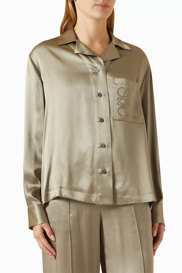 Loewe Pyjama style blouse Sz-42