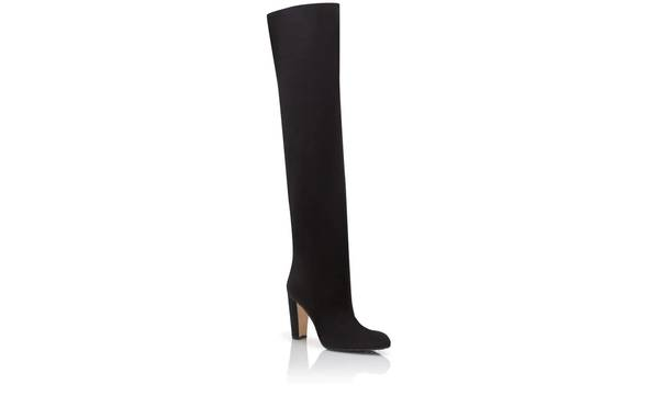 Manolo Blahnik Knee High Boots Sz-39 1/2