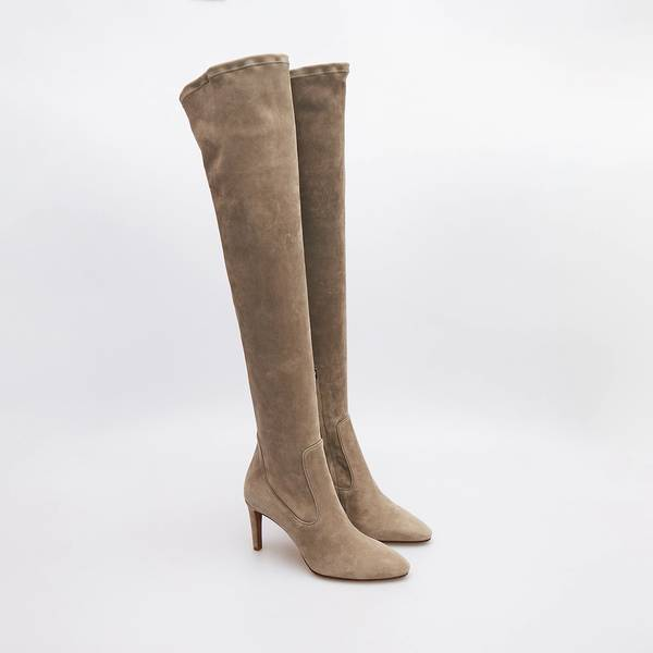 Ralph Lauren Beige Boots Sz-38.5