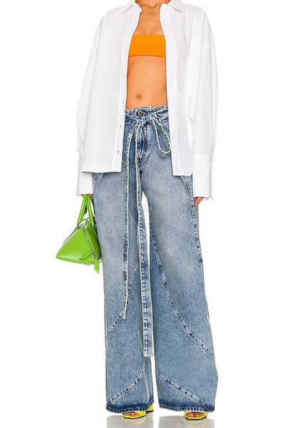 The Attico-Preloved-High Rise Wide Leg Jeans Sz-27