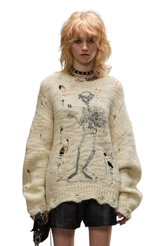 R13 distressed sweater - Size Extra Small