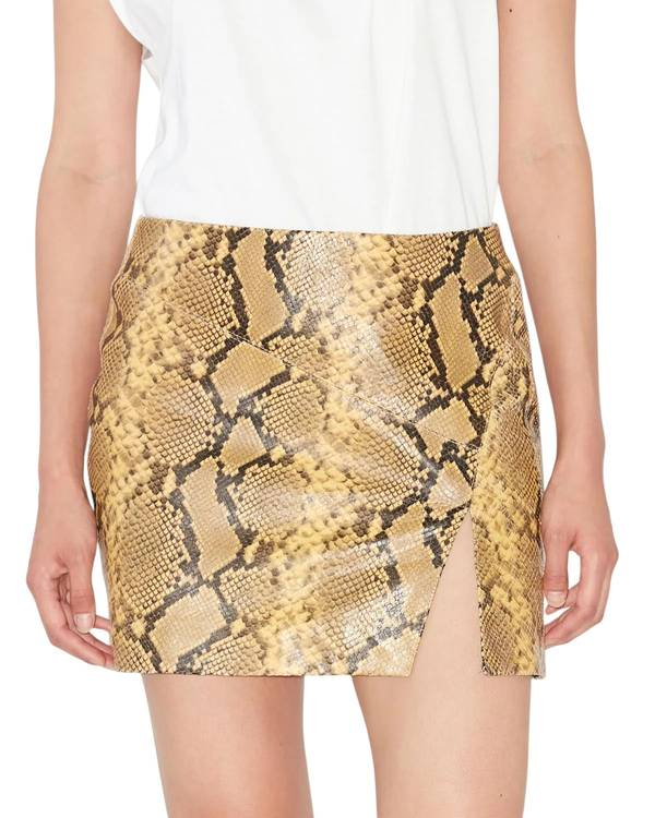 ISABEL MARANT blair-snake-skin-print-skirt