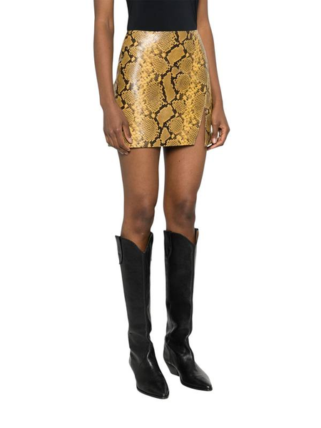 ISABEL MARANT blair-snake-skin-print-skirt