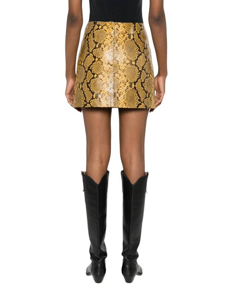 ISABEL MARANT blair-snake-skin-print-skirt