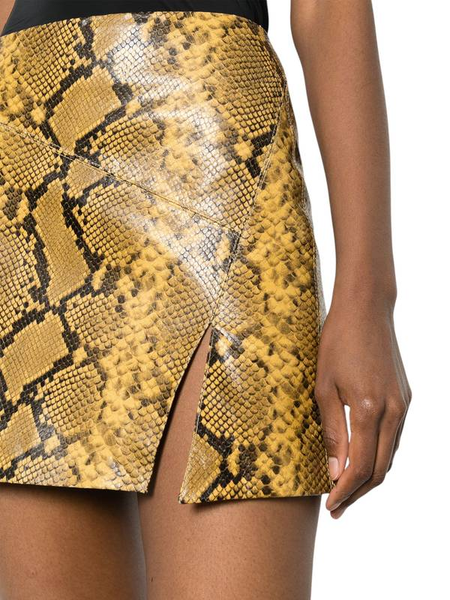 ISABEL MARANT blair-snake-skin-print-skirt