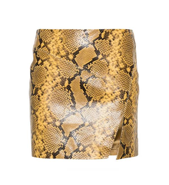 ISABEL MARANT blair-snake-skin-print-skirt