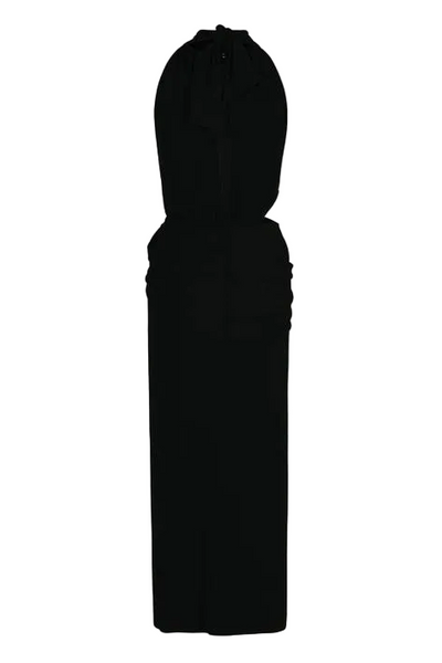 Johanna Ortiz-Jersey Retro Drape Maxi Dress Sz-10