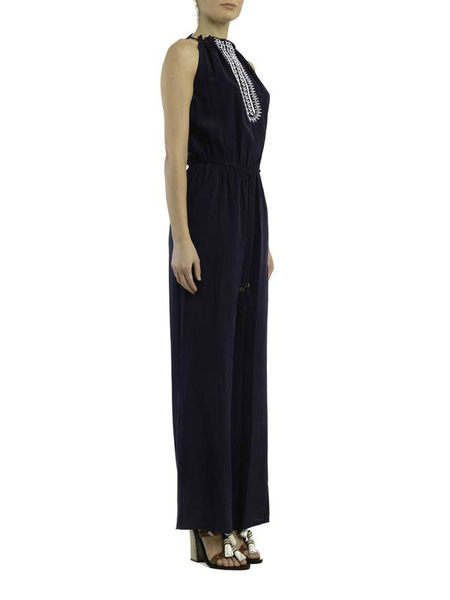 TORY BURCH Silk Palazzo Trousers Jumpsuit size-small