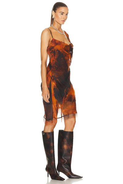 Acne Studios Orange & Black Dress Sz-42
