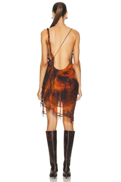 Acne Studios Orange & Black Dress Sz-42