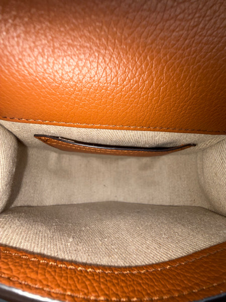 Chloè-Preloved-Caramel Mini Leather Saddle