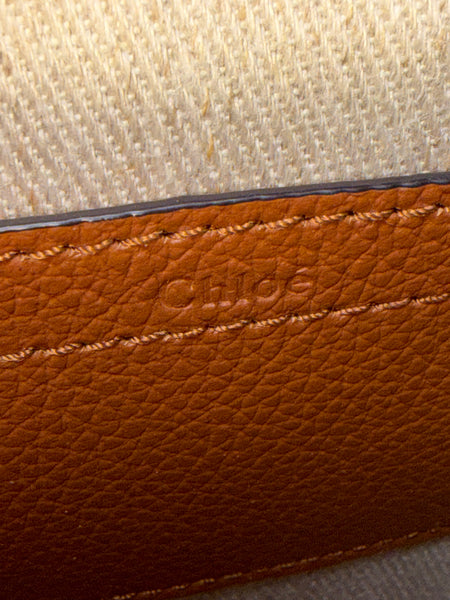 Chloè-Preloved-Caramel Mini Leather Saddle